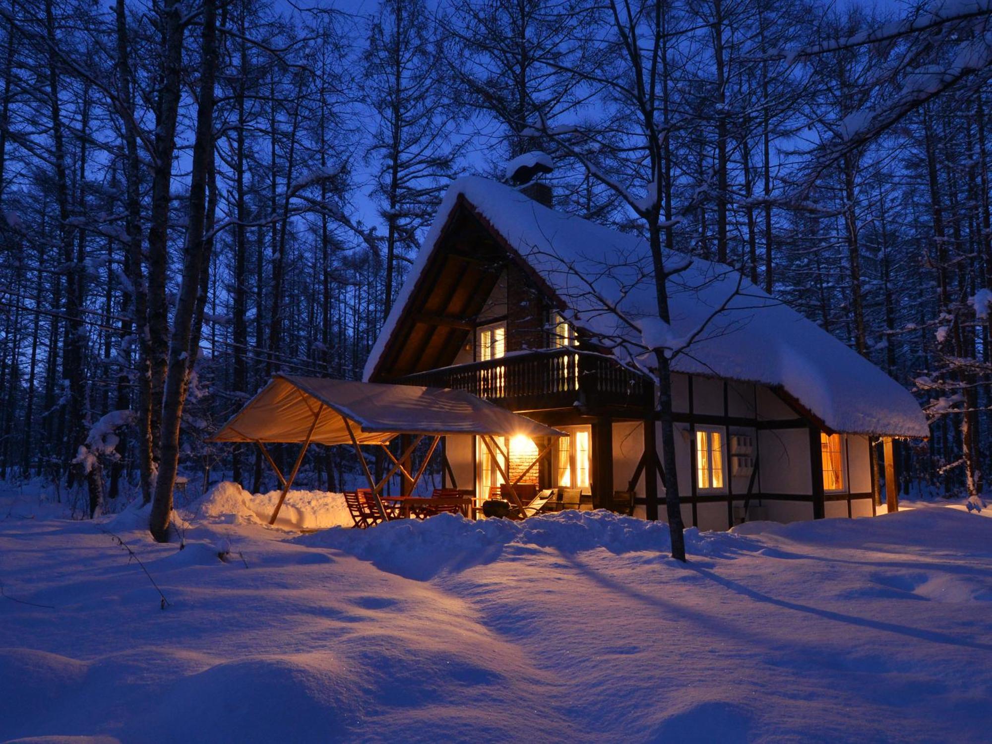Tokachi Nakasatsunai Glamping Resort Feriendorf Екстериор снимка